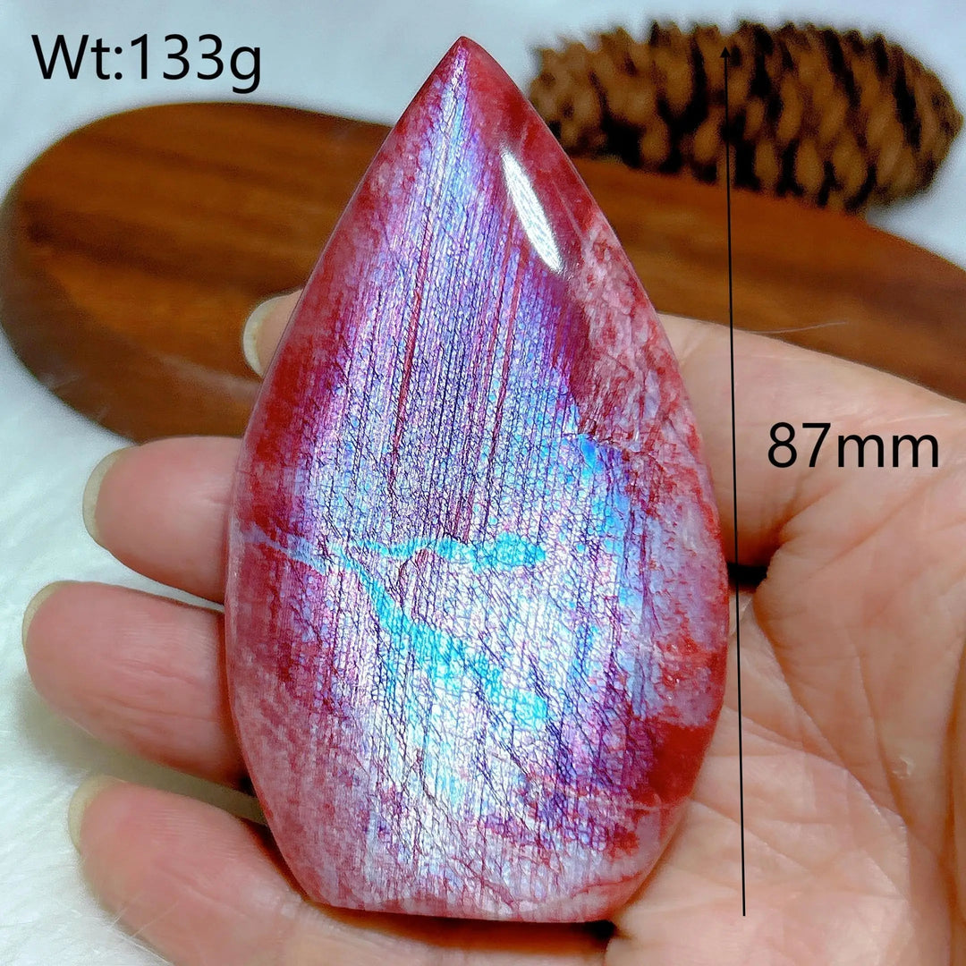 Fire Quartz With Moonstone Torch