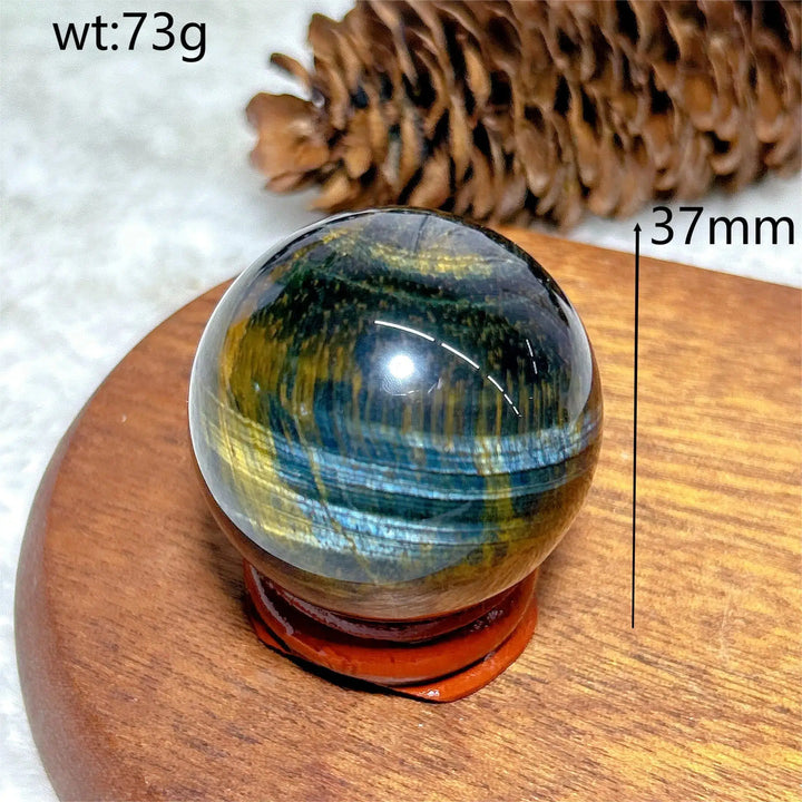 Flashy Blue Tiger Eye Sphere