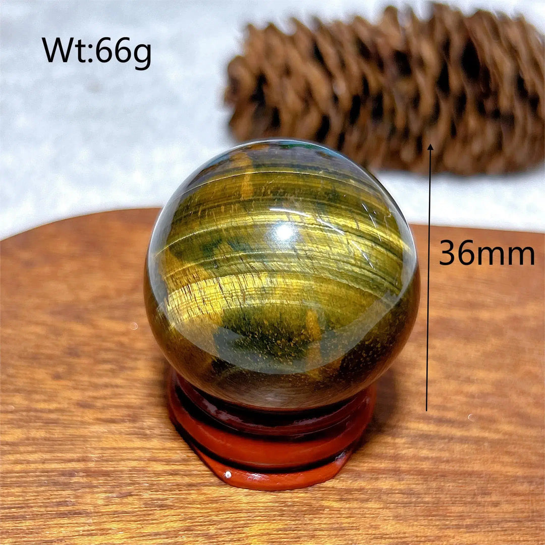 Flashy Blue Tiger Eye Sphere