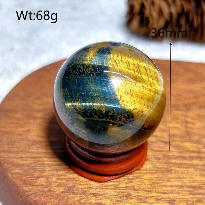 Flashy Blue Tiger Eye Sphere