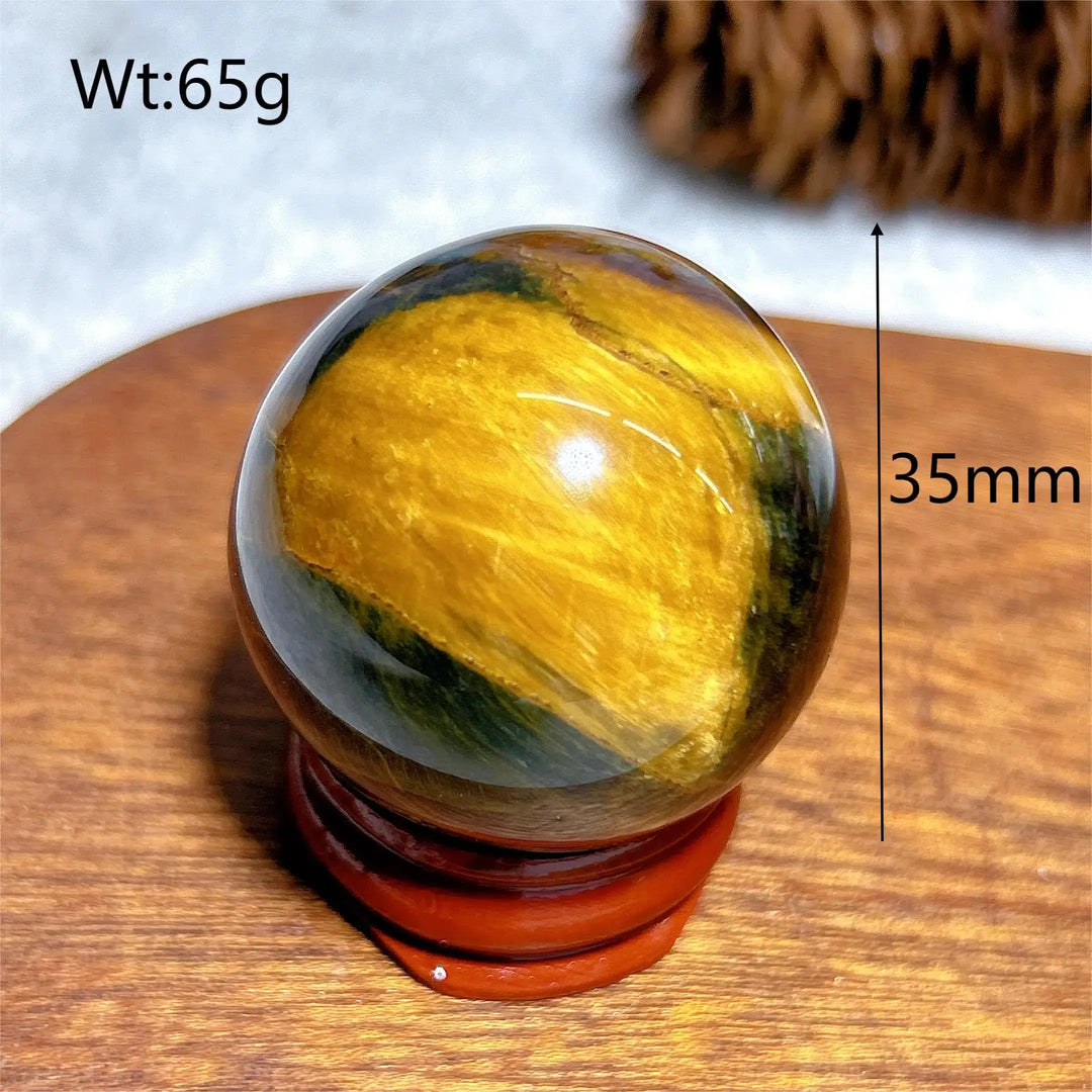 Flashy Blue Tiger Eye Sphere