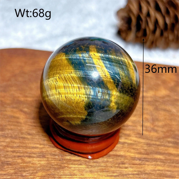 Flashy Blue Tiger Eye Sphere