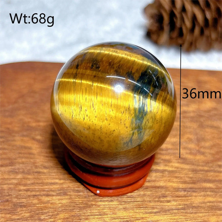 Flashy Blue Tiger Eye Sphere