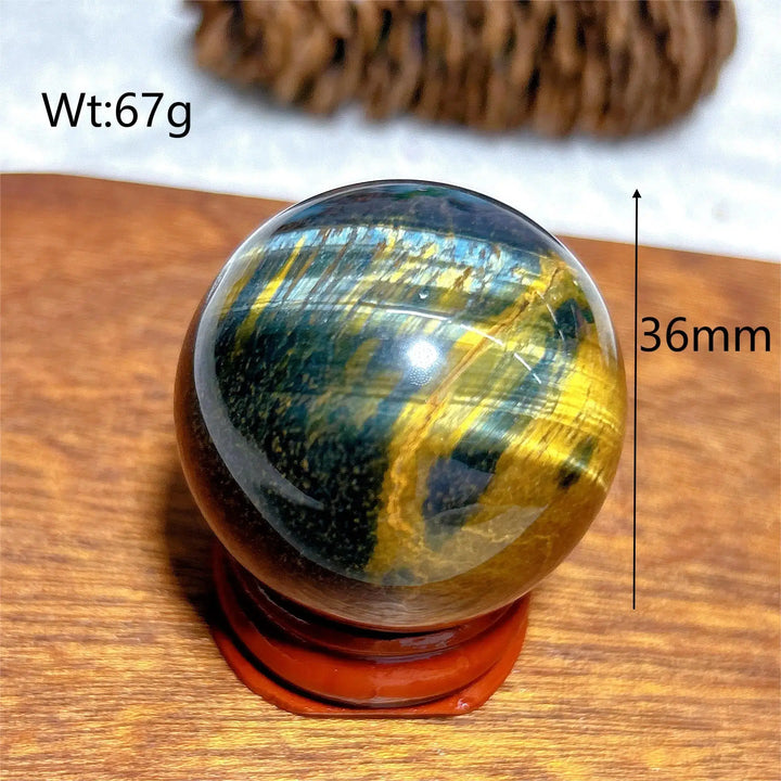 Flashy Blue Tiger Eye Sphere