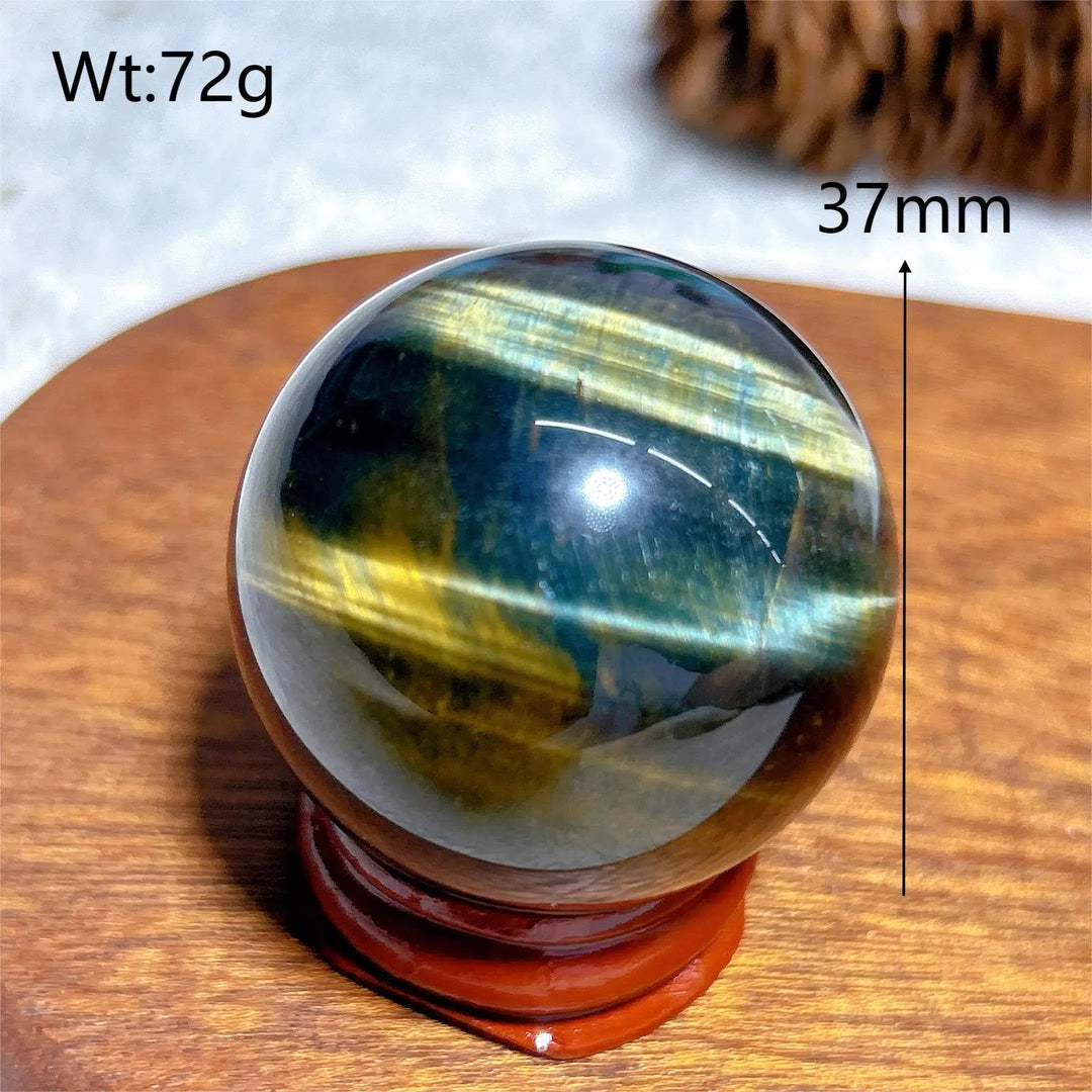 Flashy Blue Tiger Eye Sphere