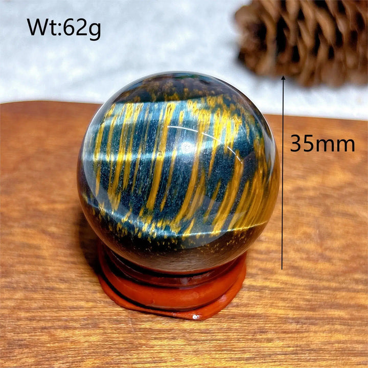 Flashy Blue Tiger Eye Sphere