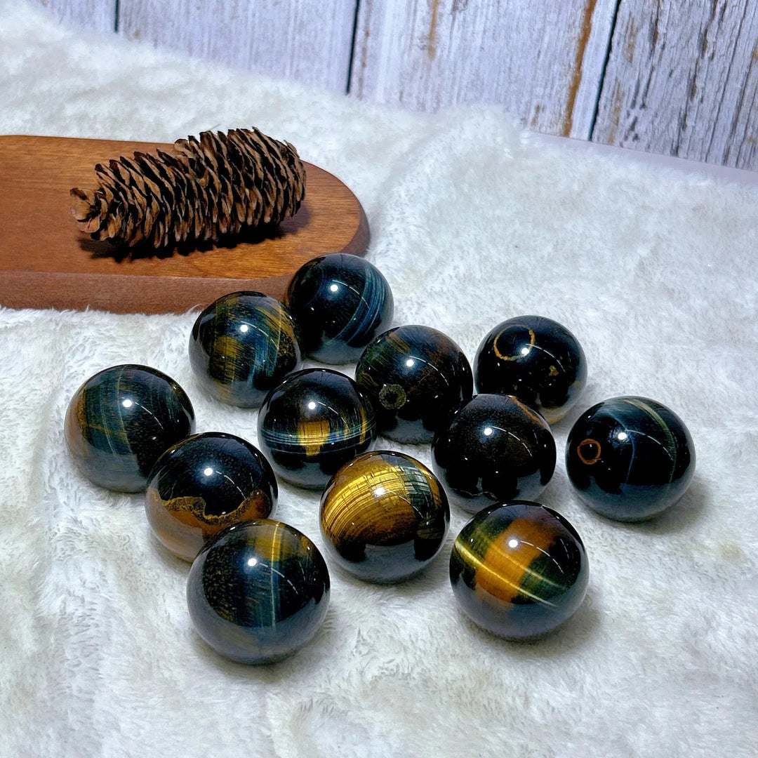 Flashy Blue Tiger Eye Sphere