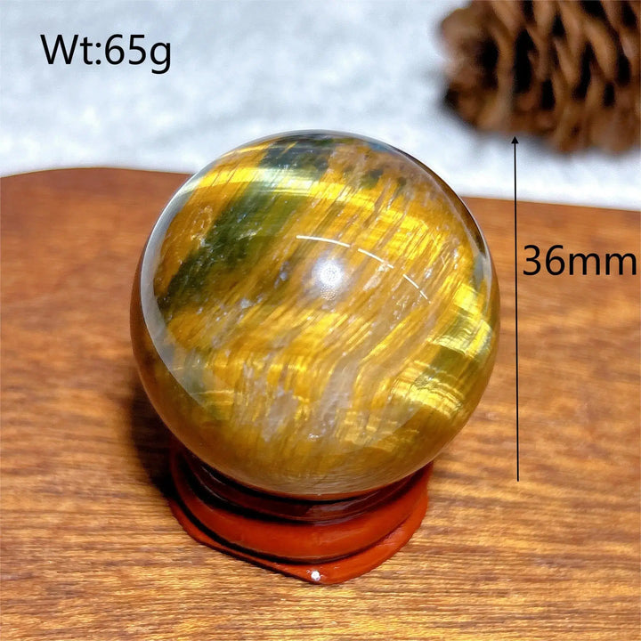 Flashy Blue Tiger Eye Sphere