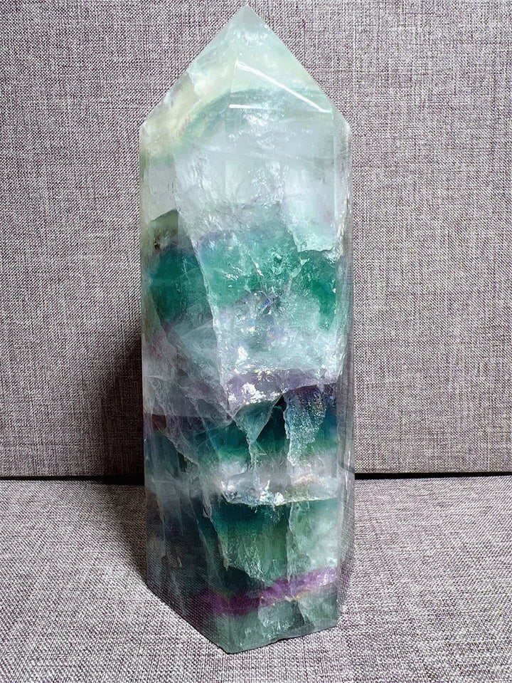 Fluorite Crystal Fat Tower