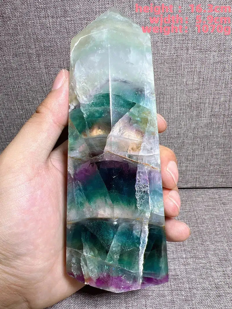 Fluorite Crystal Fat Tower