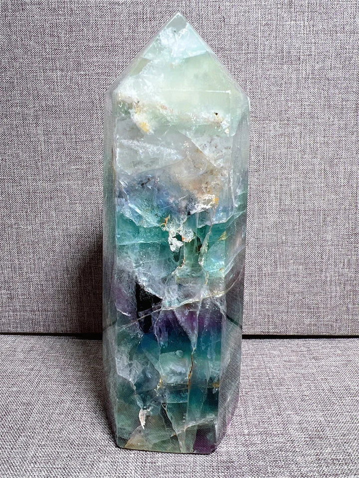 Fluorite Crystal Fat Tower