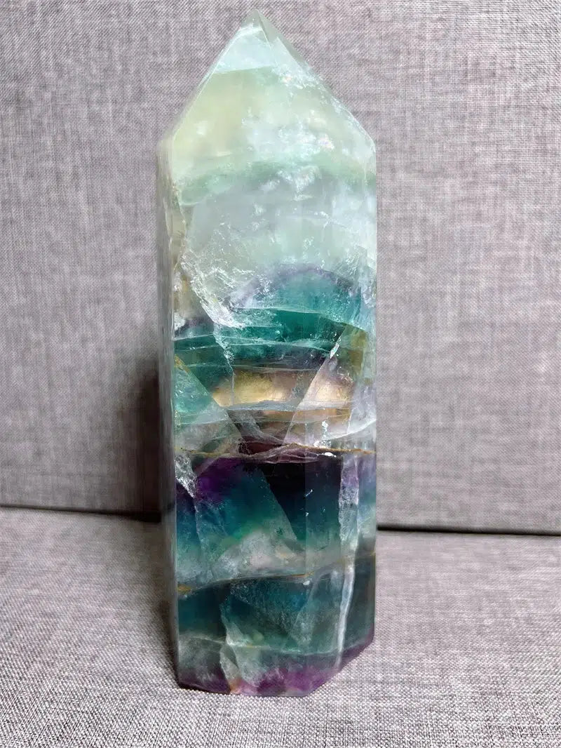 Fluorite Crystal Fat Tower