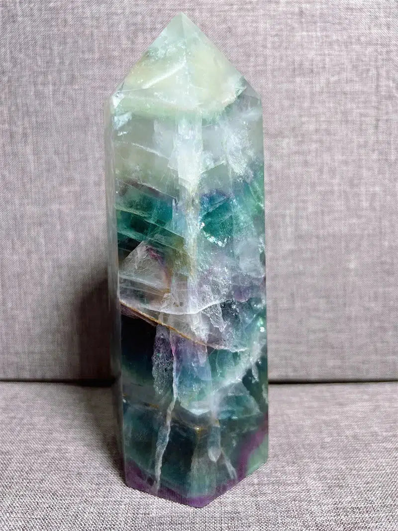 Fluorite Crystal Fat Tower