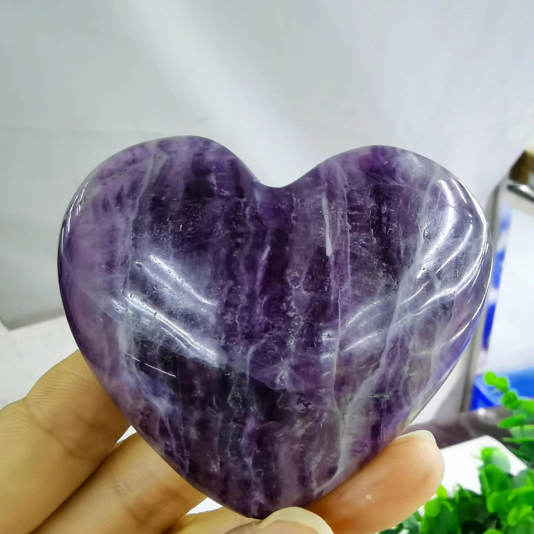 Fluorite Crystal Heart