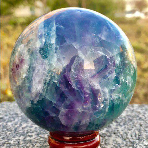 Fluorite Crystal Sphere