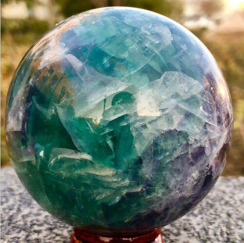 Fluorite Crystal Sphere