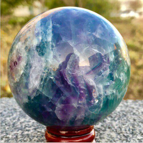 Fluorite Crystal Sphere