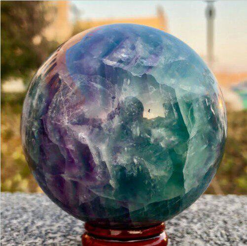 Fluorite Crystal Sphere