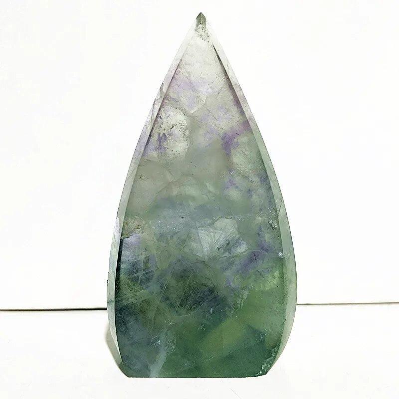 Fluorite Druzy Geode Freeform Flame