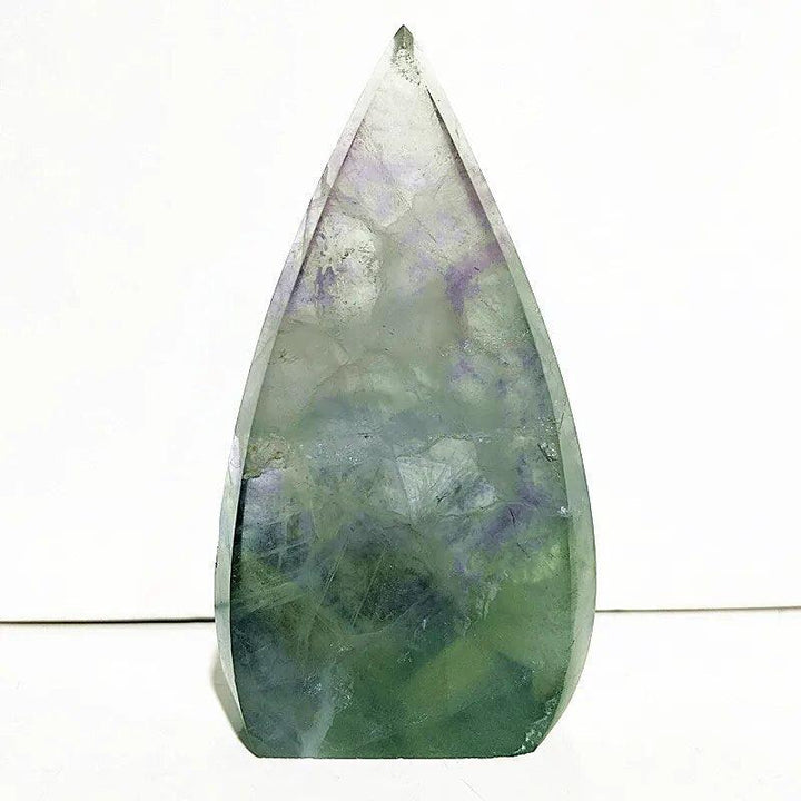 Fluorite Druzy Geode Freeform Flame