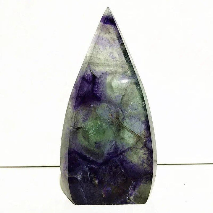 Fluorite Druzy Geode Freeform Flame