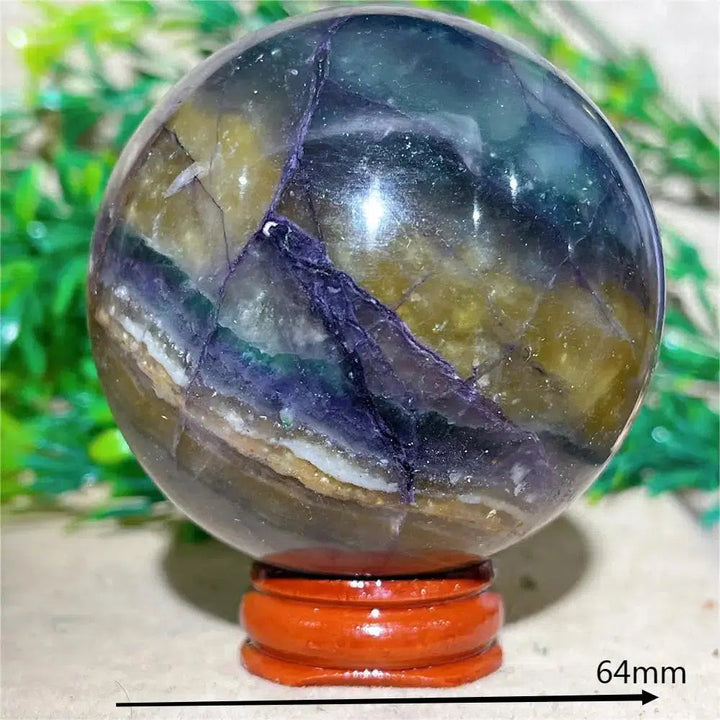 Fluorite Sphere + Stand