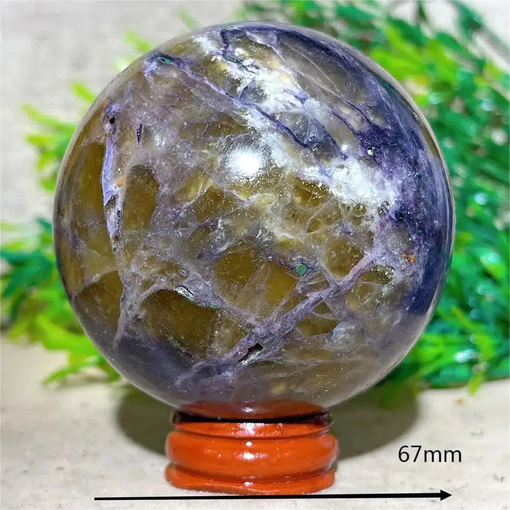 Fluorite Sphere + Stand