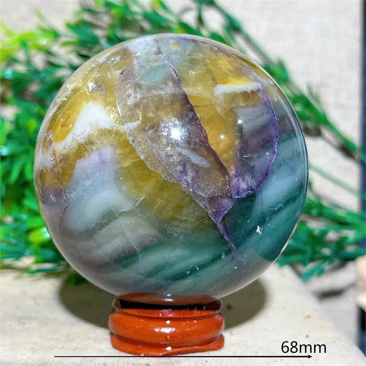 Fluorite Sphere + Stand