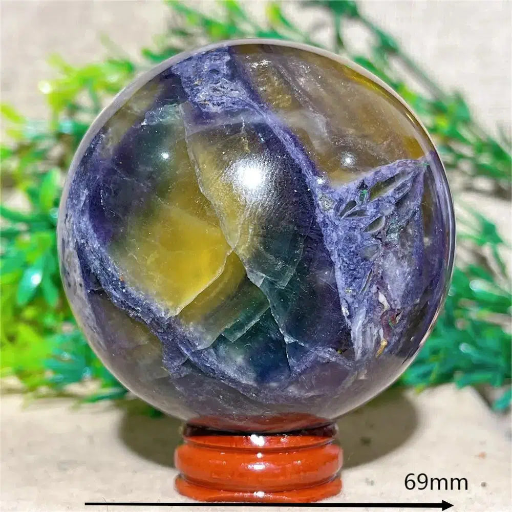 Fluorite Sphere + Stand