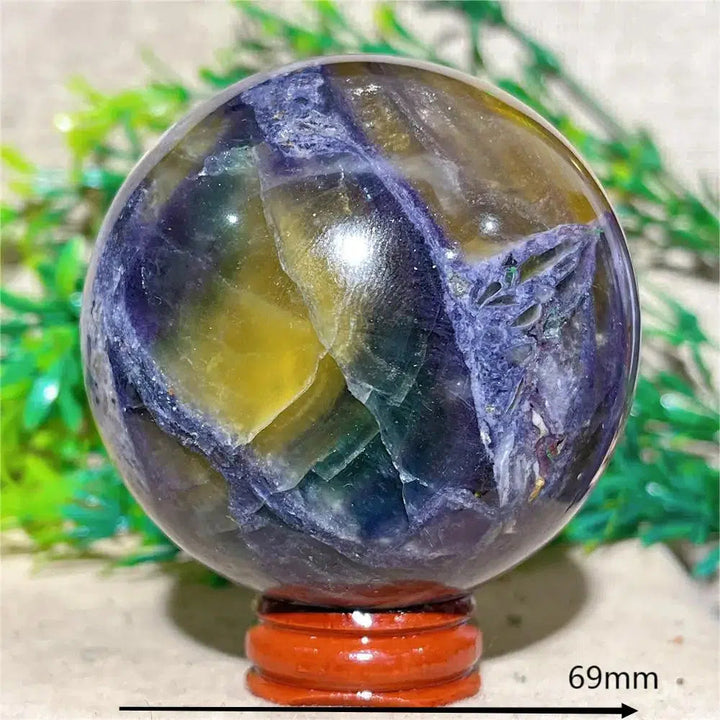 Fluorite Sphere + Stand