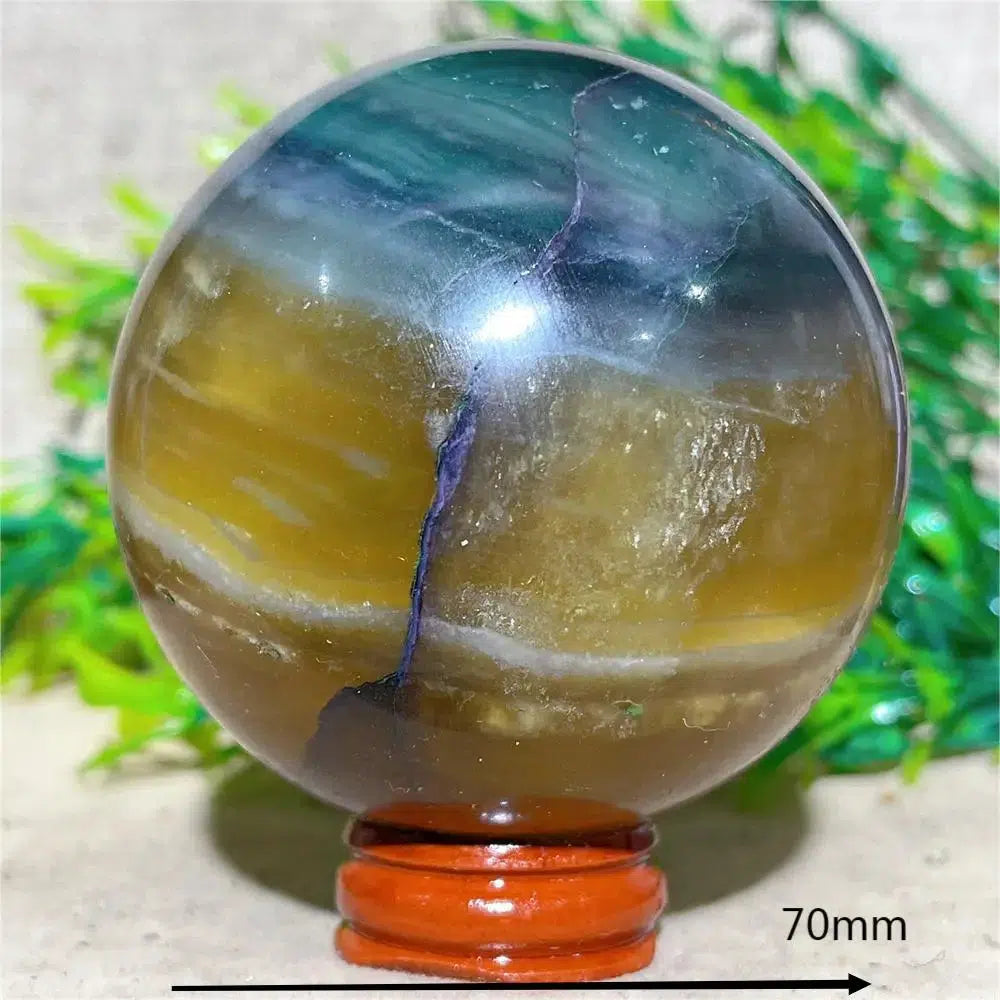 Fluorite Sphere + Stand