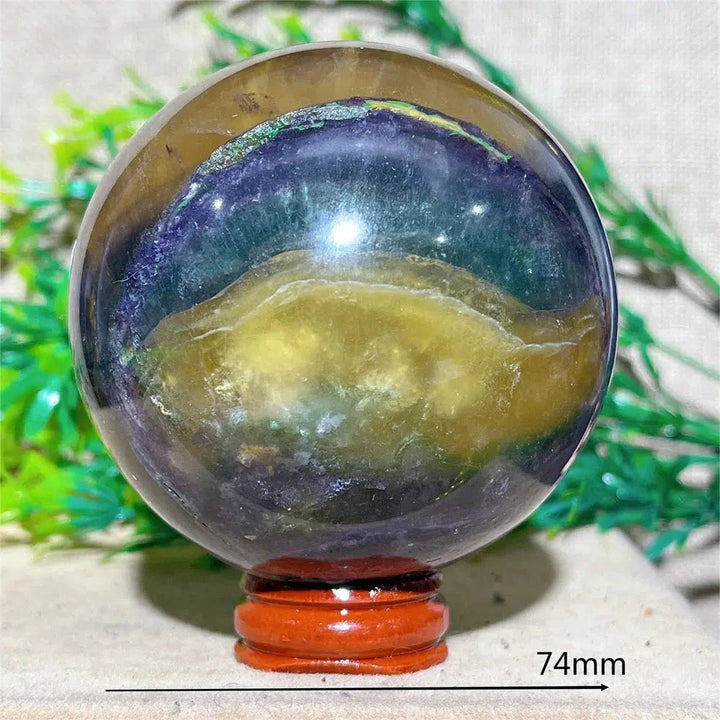 Fluorite Sphere + Stand