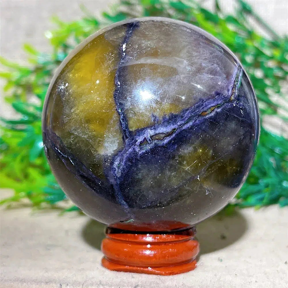 Fluorite Sphere + Stand