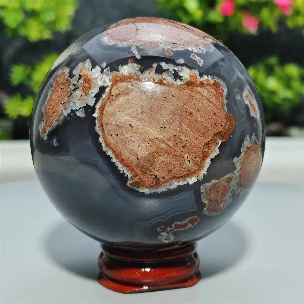 Football Agate Sphere