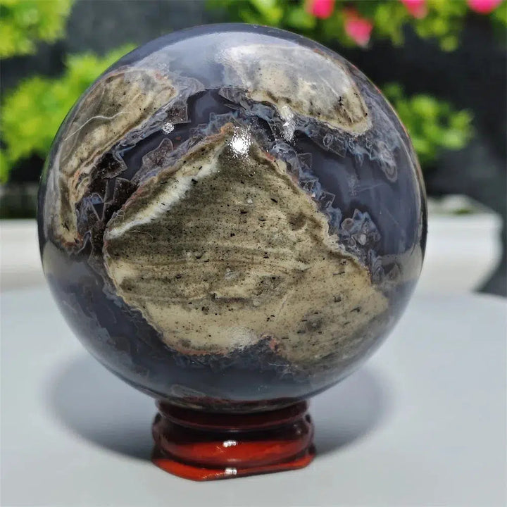 Football Agate Sphere