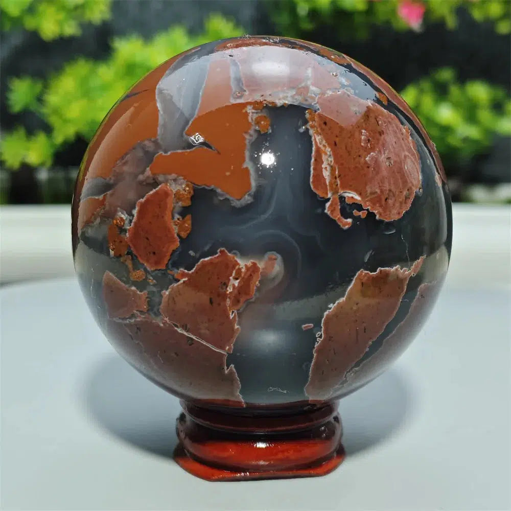 Football Agate Sphere