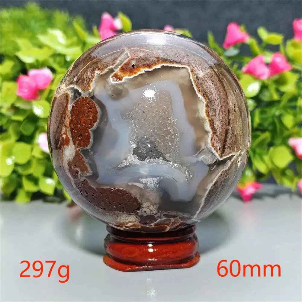 Football Agate Sphere