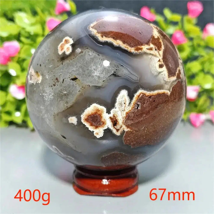 Football Agate Sphere