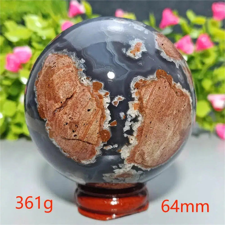 Football Agate Sphere