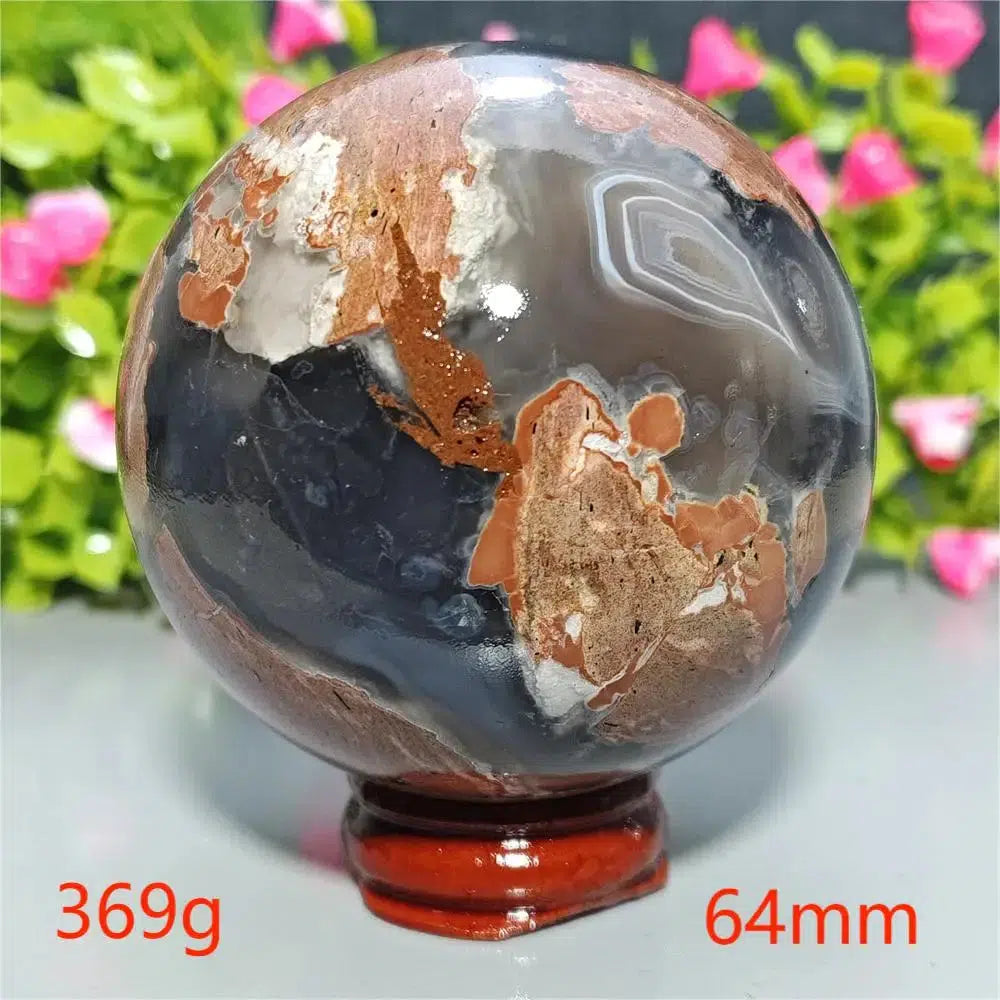 Football Agate Sphere