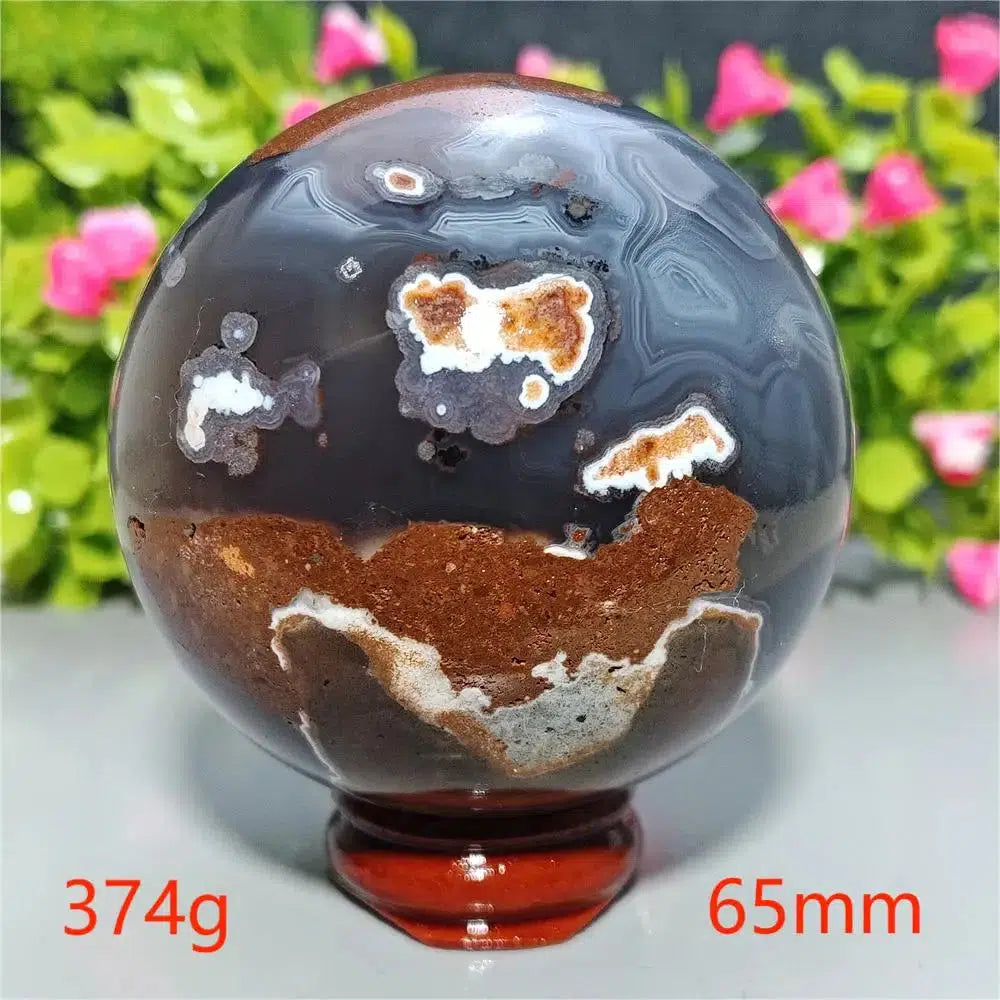 Football Agate Sphere