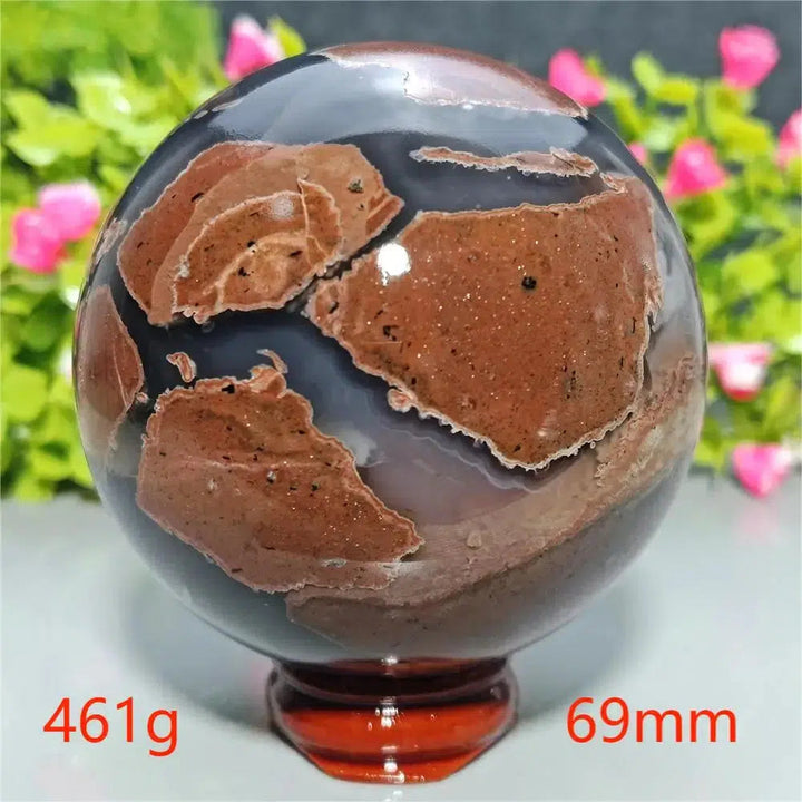 Football Agate Sphere