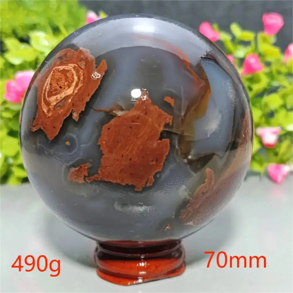 Football Agate Sphere