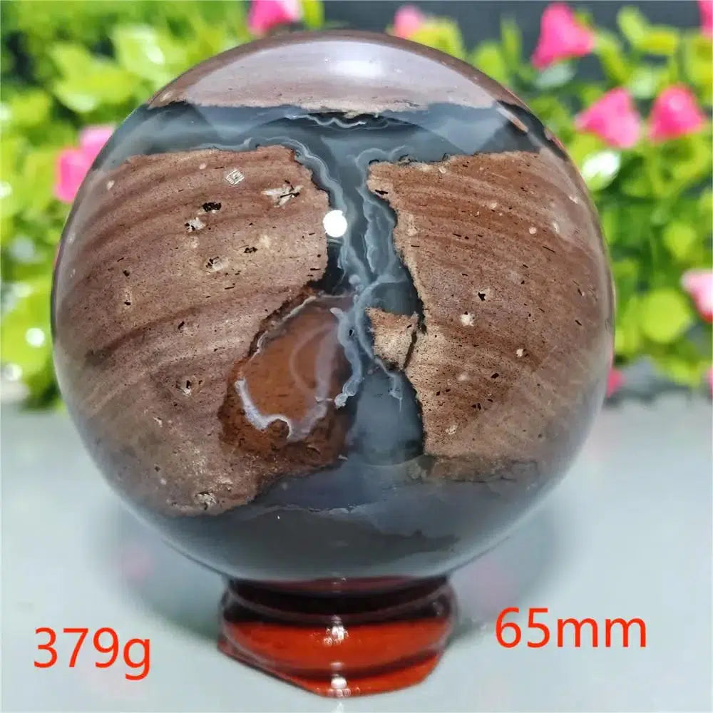 Football Agate Sphere