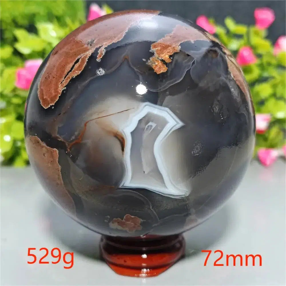 Football Agate Sphere