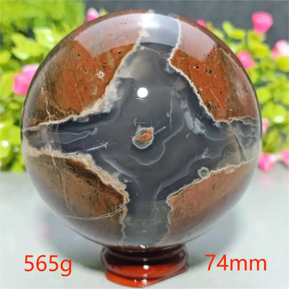 Football Agate Sphere