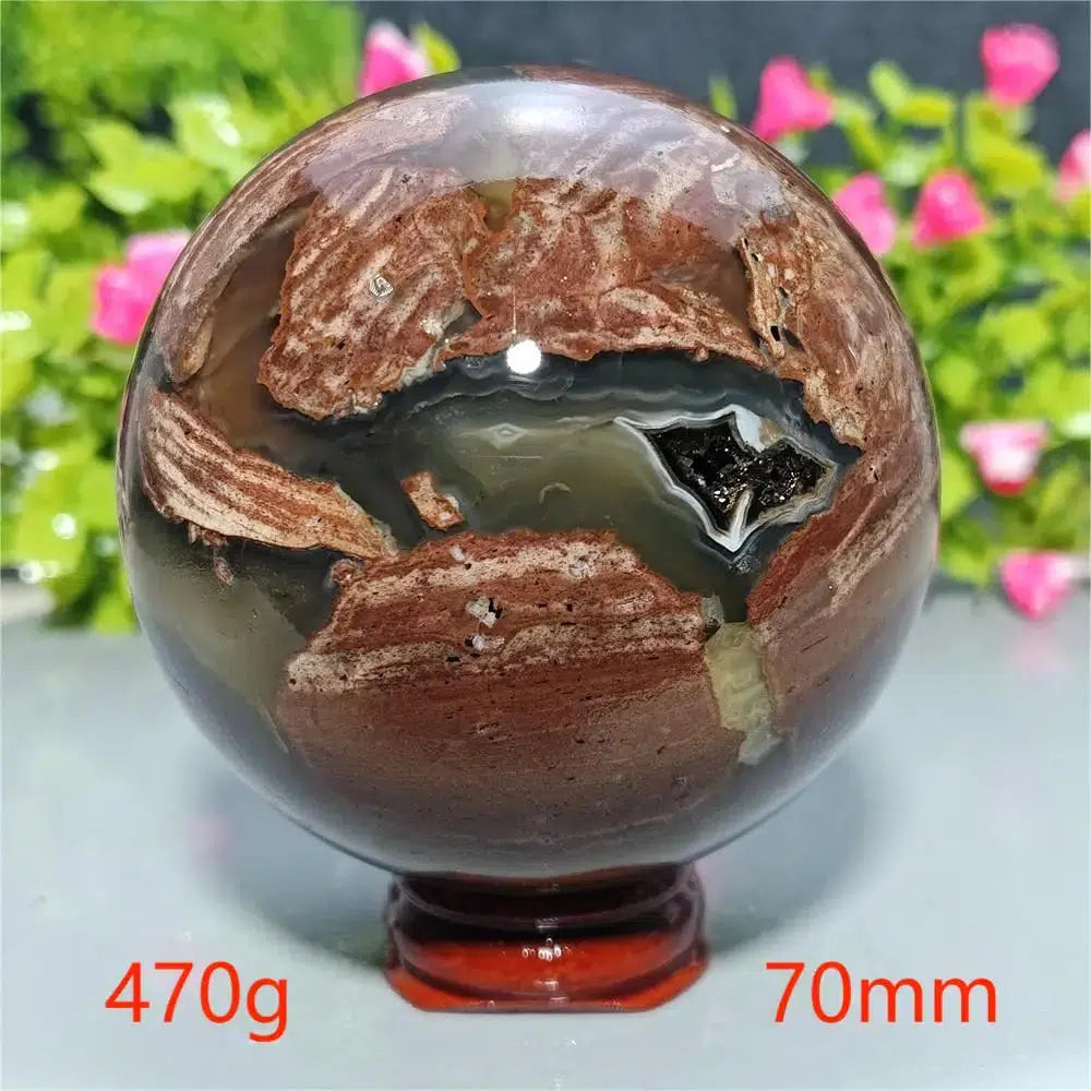 Football Agate Sphere