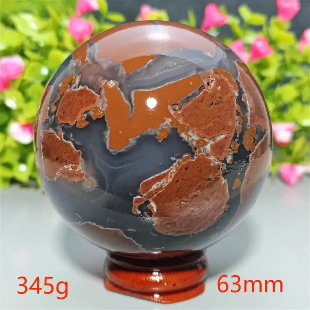 Football Agate Sphere