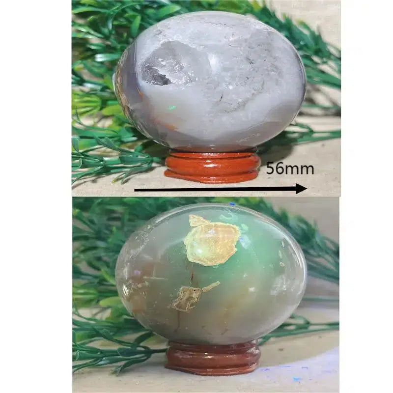 Football Agate Sphere UV Reactive