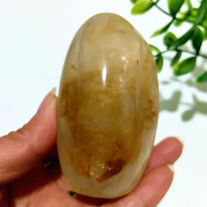 Golden Healer Quartz Freeform Palm Stones